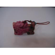 75玫瑰石飾品 吊飾小龍